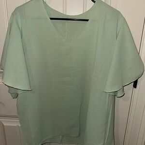Chic Mint Blouse for Women